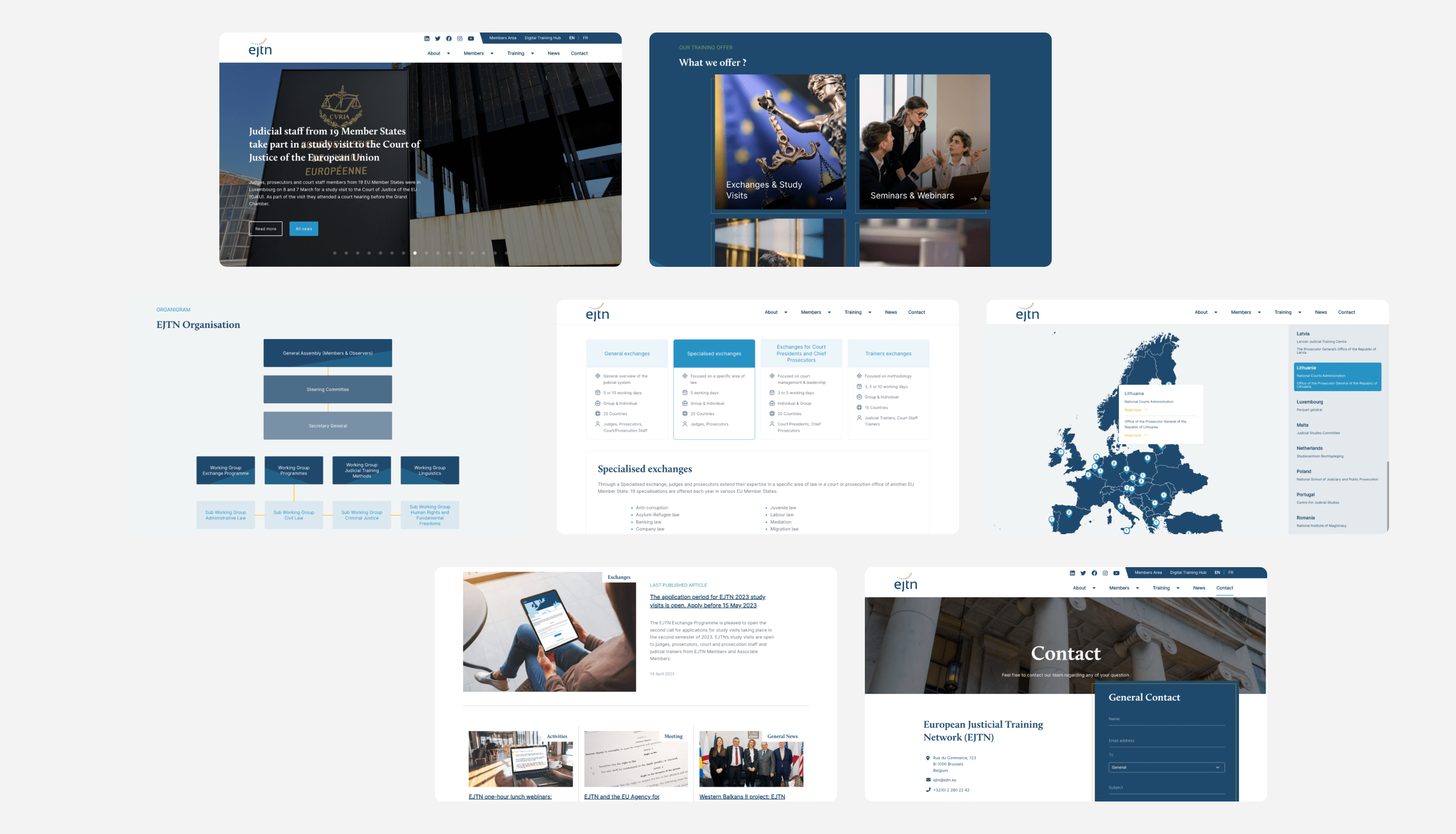 Visuels site web EJTN